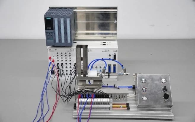 供料站接駁 Siemens PLC 實訓控制台