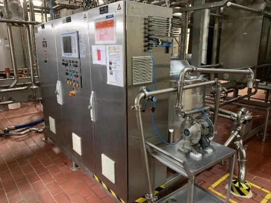 乳製品生產線的不銹鋼流程設備及控制櫃